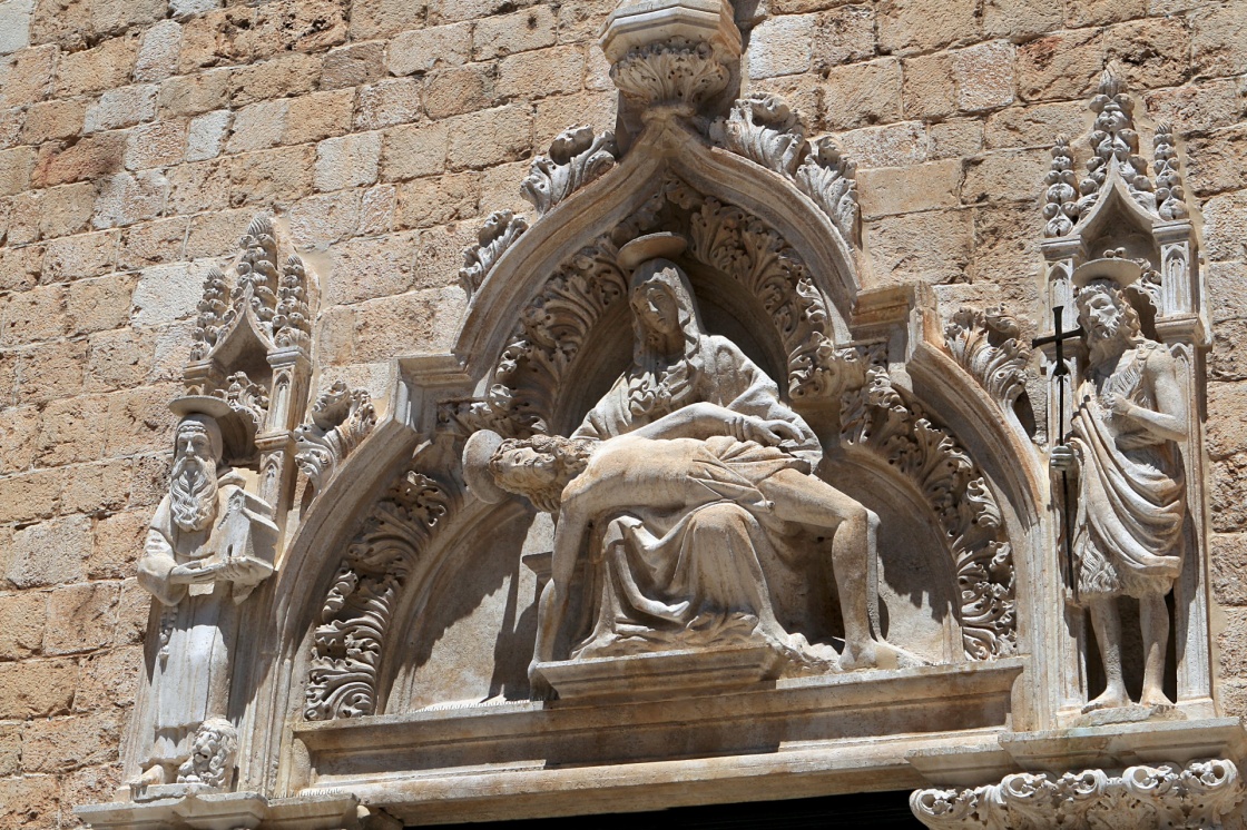 'The Franciscan monastery sculpture in Dubrovnik' - Dubrovník